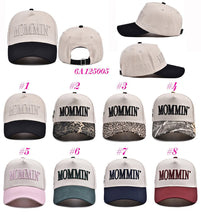 Load image into Gallery viewer, Mommin puff embroidered hat
