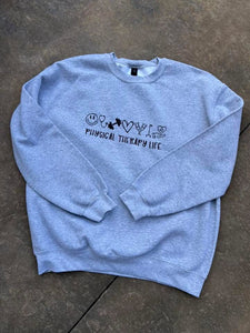 Physical therapy life icon embroidered
