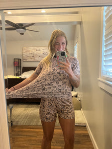 Women’s short and shirt bamboo set
