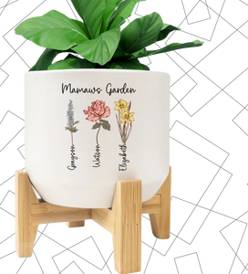 Custom floral planter