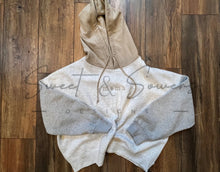 Load image into Gallery viewer, Block crop hoodie
