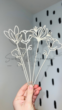 Load image into Gallery viewer, Birth month floral cut outs
