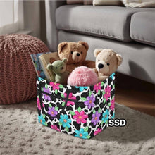 Load image into Gallery viewer, Custom quilted organizing storage basket
