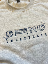 Load image into Gallery viewer, Volleyball icon embroidered
