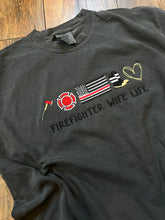 Load image into Gallery viewer, Firefighter wife icon embroidered
