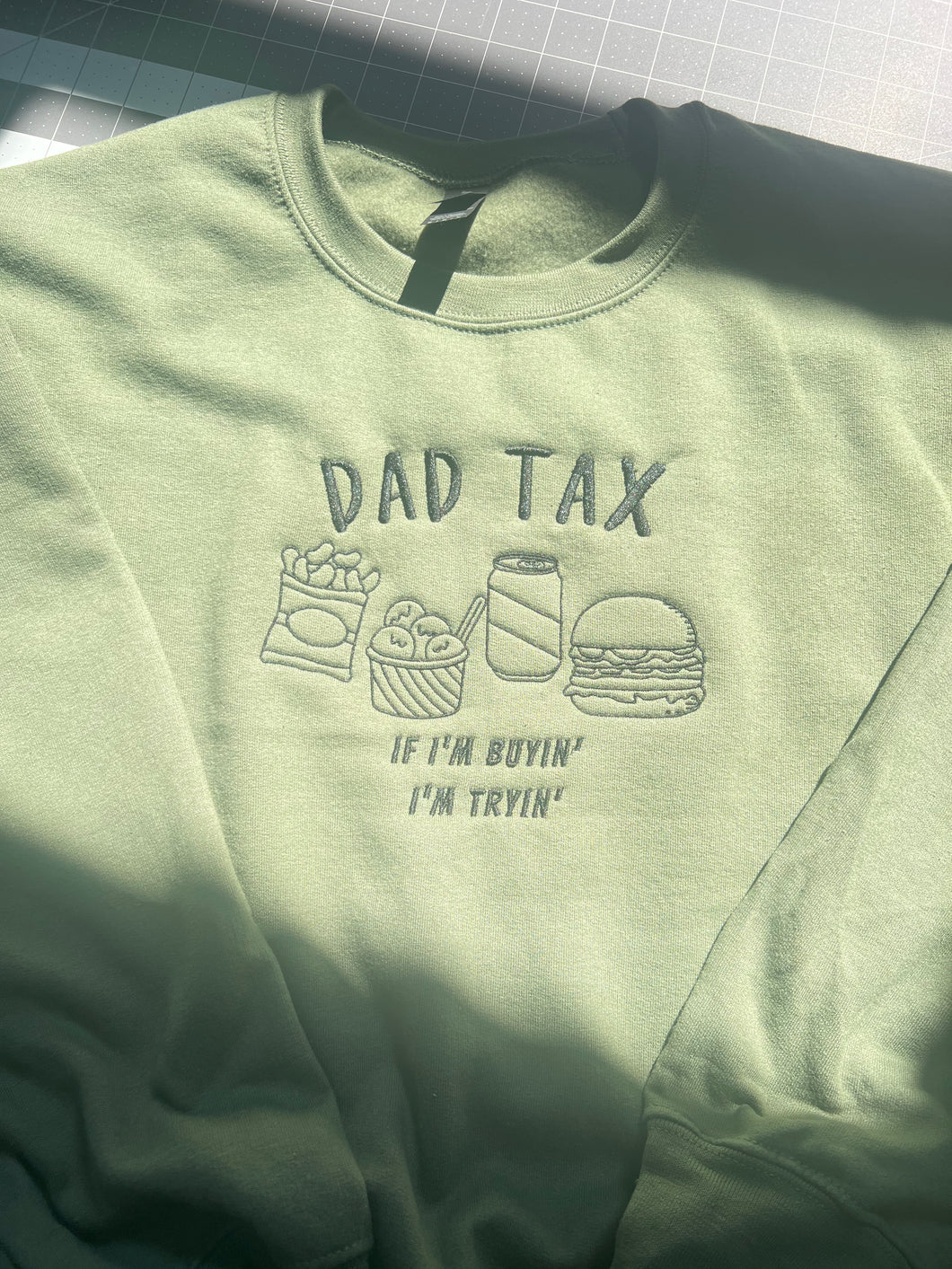 Dad tax embroidered