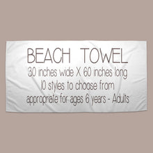 Load image into Gallery viewer, Mrs. Beach towel
