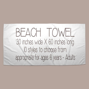 Mrs. Beach towel