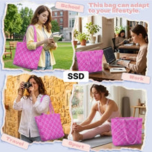 Load image into Gallery viewer, Custom quilted tote bag
