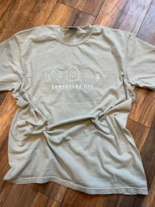Homestead life icon embroidered