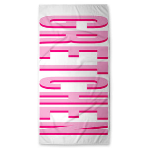 Shadow block beach towel