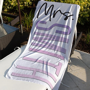 Mrs. Beach towel