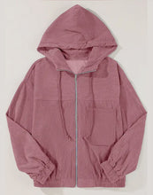 Load image into Gallery viewer, Corduroy hooded jacket
