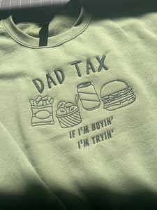 Dad tax embroidered