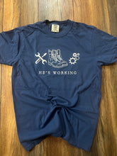 Load image into Gallery viewer, He’s working - mechanic embroidered
