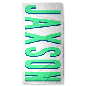 Shadow block beach towel