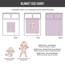 Load image into Gallery viewer, Bow name blanket- multiple colors
