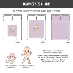 Bow name blanket- multiple colors
