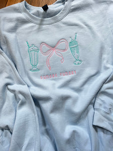 Sundae funday embroidered