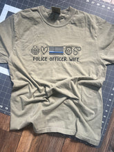 Load image into Gallery viewer, Police officer wife icon embroideredw
