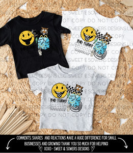 Rad thang blue childrens shirt