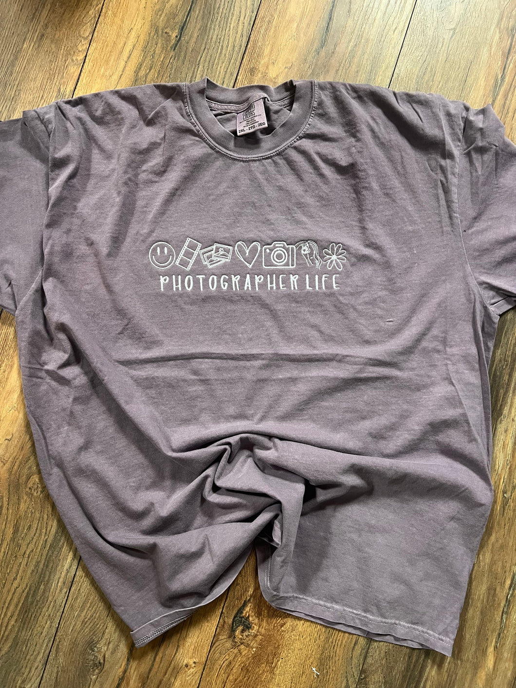 Photographer life icon embroidered