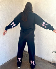 Load image into Gallery viewer, Bow Sweatshirt &amp; Sweatpants
