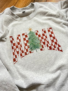 Christmas checkered mama