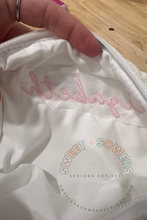 Load image into Gallery viewer, Embroidered zip cosmetic bag
