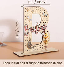 Load image into Gallery viewer, Initial earring holder
