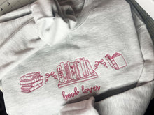 Load image into Gallery viewer, Book lover icon embroidered
