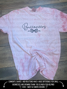 Custom embroidered bow name