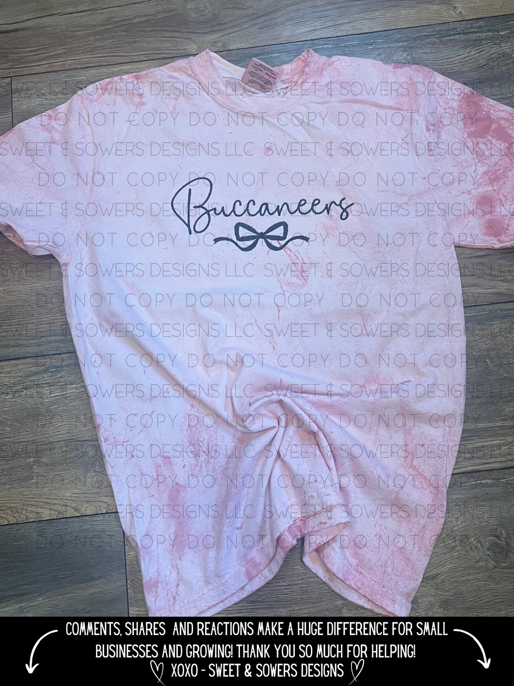 Custom embroidered bow name