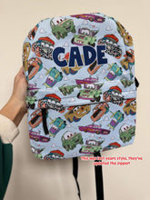Load image into Gallery viewer, 17" custom bookbag
