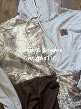 Load image into Gallery viewer, Camo hoodie CLOSE EVERY SUNDAY
