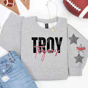 Custom School Grunge with Mascot Sleeve