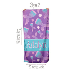 Mermaid collection beach towels