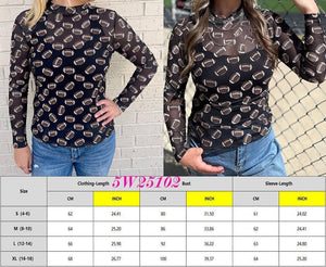 Football mesh long sleeve