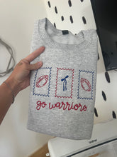 Load image into Gallery viewer, Football Stamp embroidered

