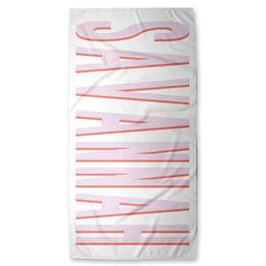 Shadow block beach towel