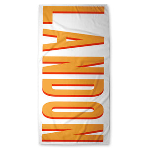 Shadow block beach towel