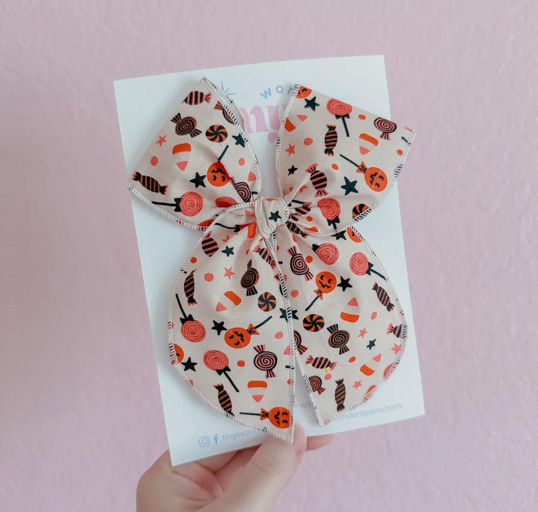Halloween candy style 2 bow