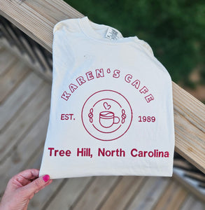 Karen’s cafe - 1TH - embroidered