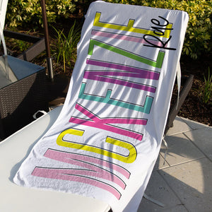 Original Block Beach Towel