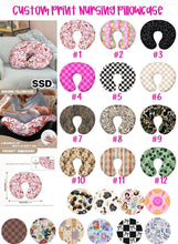 Load image into Gallery viewer, Custom design nursing pillow cover
