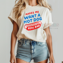 Load image into Gallery viewer, Makes me want a hot dog
