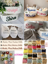 Load image into Gallery viewer, Custom yarn name storage baskets

