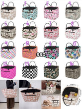 Load image into Gallery viewer, Custom quilted organizing storage basket
