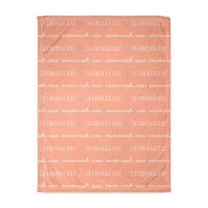 Duo font line blanket