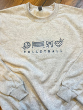 Load image into Gallery viewer, Volleyball icon embroidered
